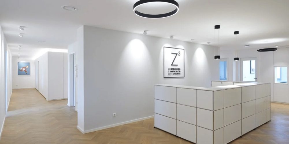Zahnarzt Erlangen – Praxisräume zhochdrei Zentrum für Zahnmedizin Spardorf